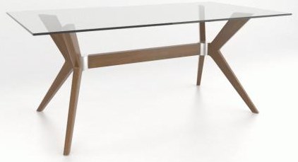 Canadel Downtown W1186128 Glass Top Table Bennett s Furniture